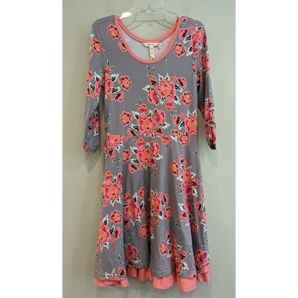 Matilda Jane Marzipan Rose Fit and Flare Dress Size Medium - Picture 2 of 5